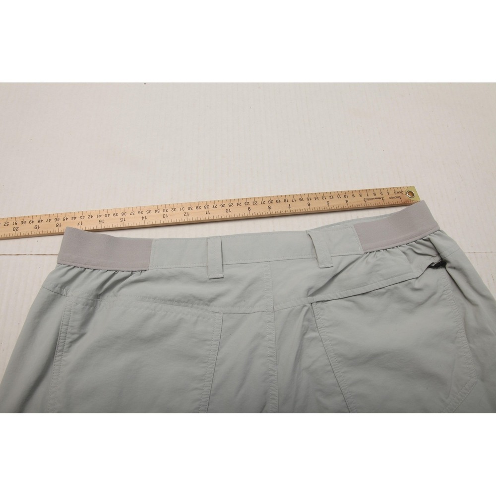 Simms Pants Mens 38x31 Gray Nylon Chino Elastic Waist Quick Dry Travel Fishing - Picture 9 of 16